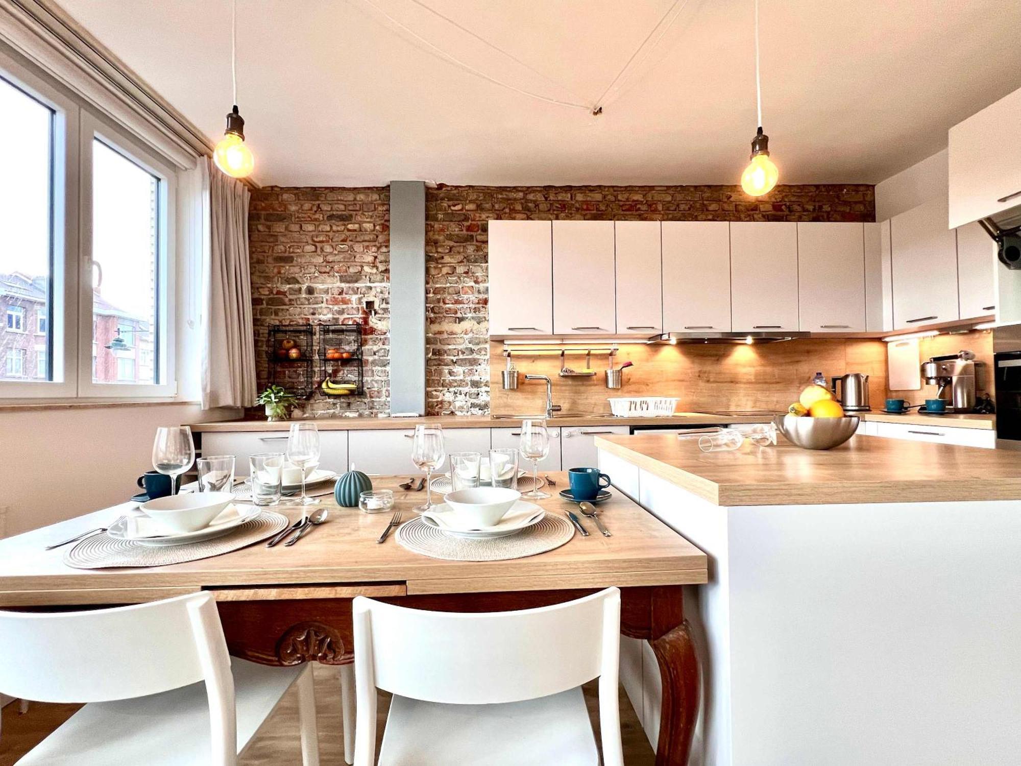Appartement Bright & Stylish In Nature Bruxelles